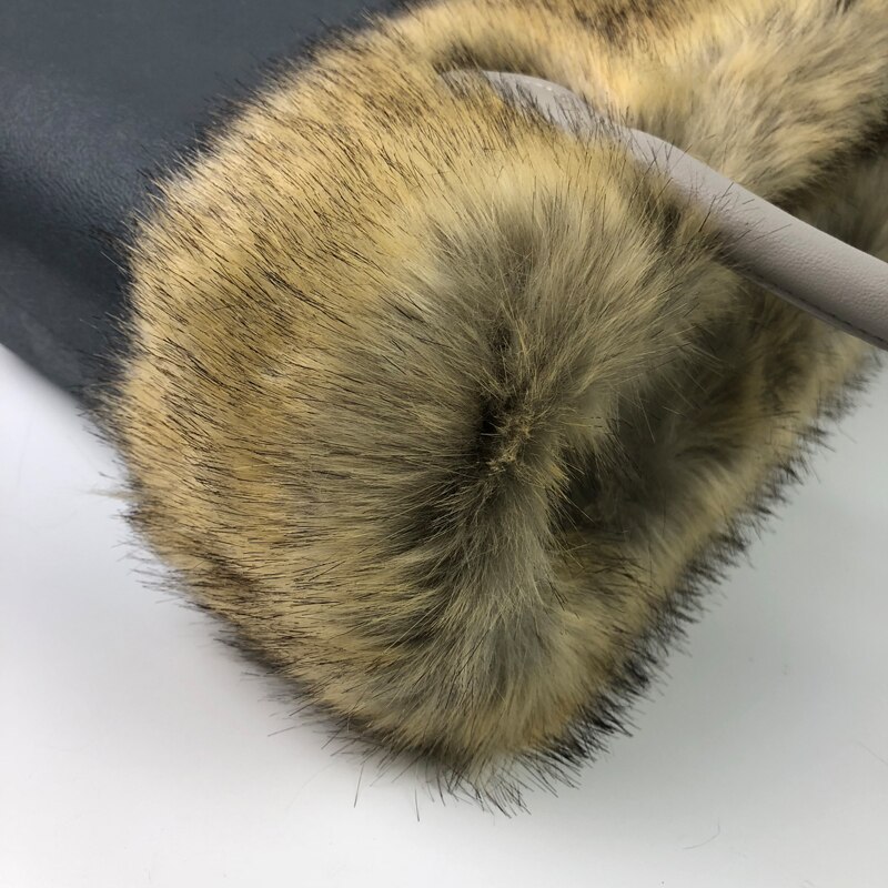 Fur Plush Trim for obag handbag Thermal Plush Decoration Fit for O bag Silicone bag Accessories women's handbags