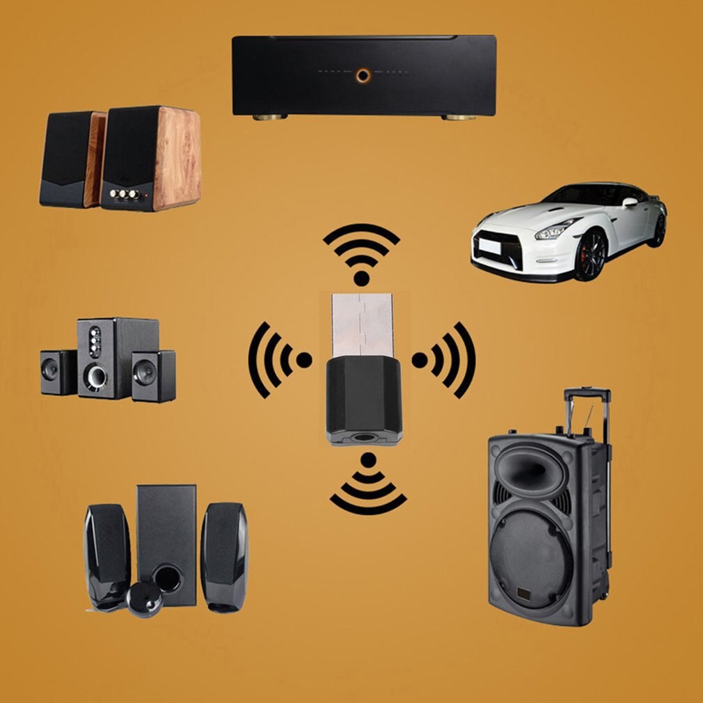 Mini USB Bluetooth Adapter V4.0 AUX Bluetooth Dongle Music Sound Receiver For PC Computer Receiver Adapter Transmitter