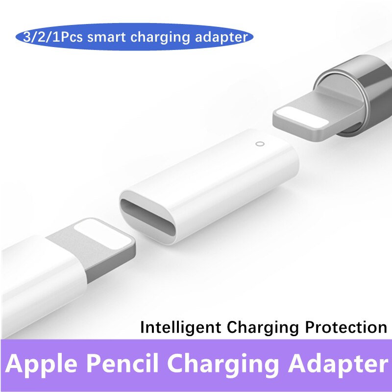 Adaptateur de charge pour Apple Pencil IPad Pro, connecteur de câble, indicateur lumineux de charge, Protection de charge intelligente et sûre