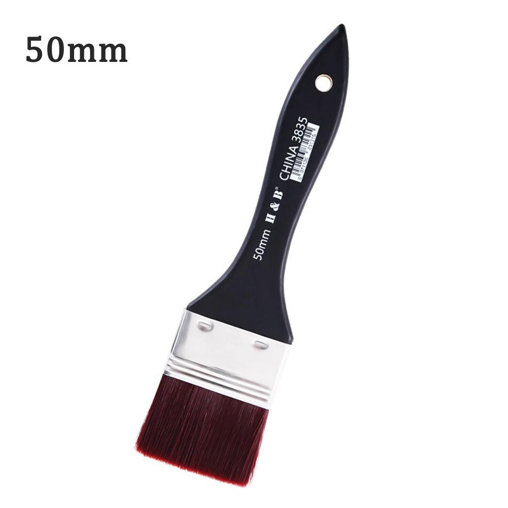 Kunstner malepensel sett nylon veggmaler pensel olje pensel for maling nybegynnere elskere: 50mm
