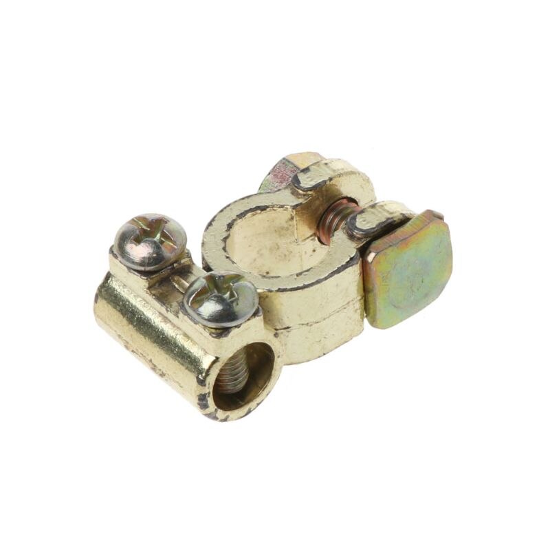 1Pair Alloy Car Battery Terminals Clamps Screw Connection Positive Negative Clips for Cars Vehicles