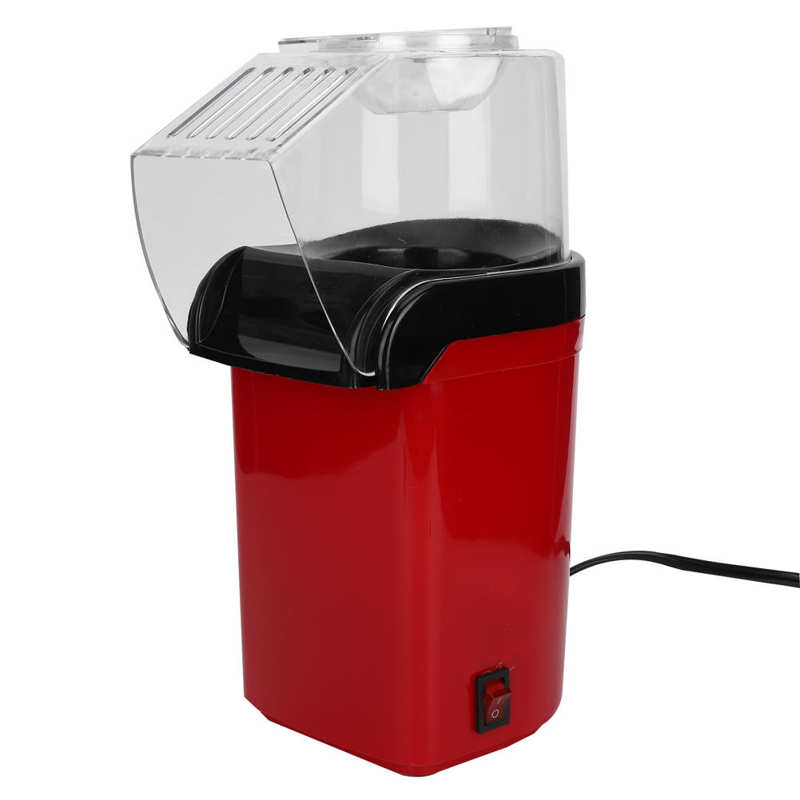 Mini Popcorn Maker Popper Fast Household Electric Automatic Popcorn Making Machine Red Household Kitchen Appliances