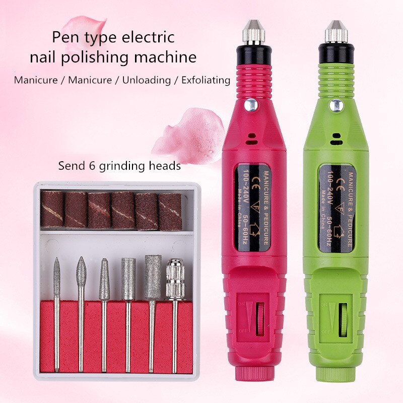 1 Pc Electric Nail Drill Tool Set Decoration Nail Manicure Machine Pedicure Pen Nail Tool Electric Manicure Drill