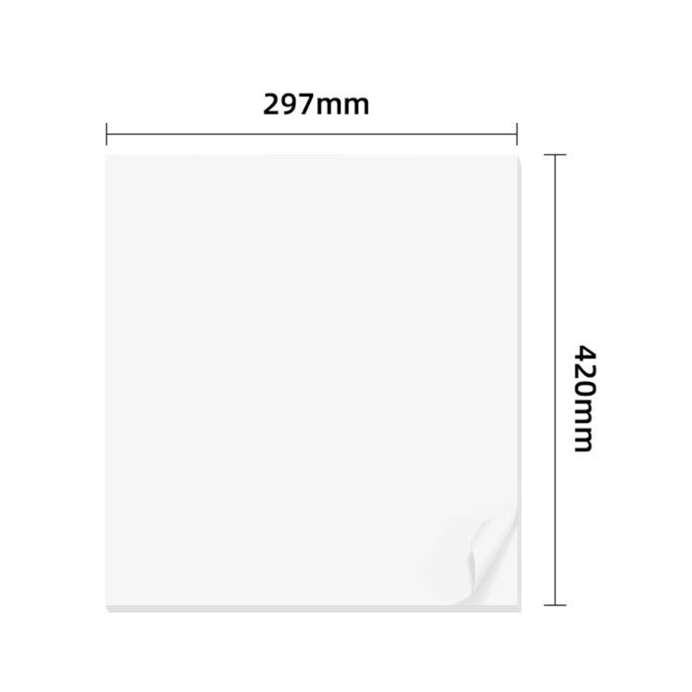 50 Sheets of A3 Blank Drawing Paper Art Sketch Paper Mark Pen Color Leads Drawing Paper for Artists Students