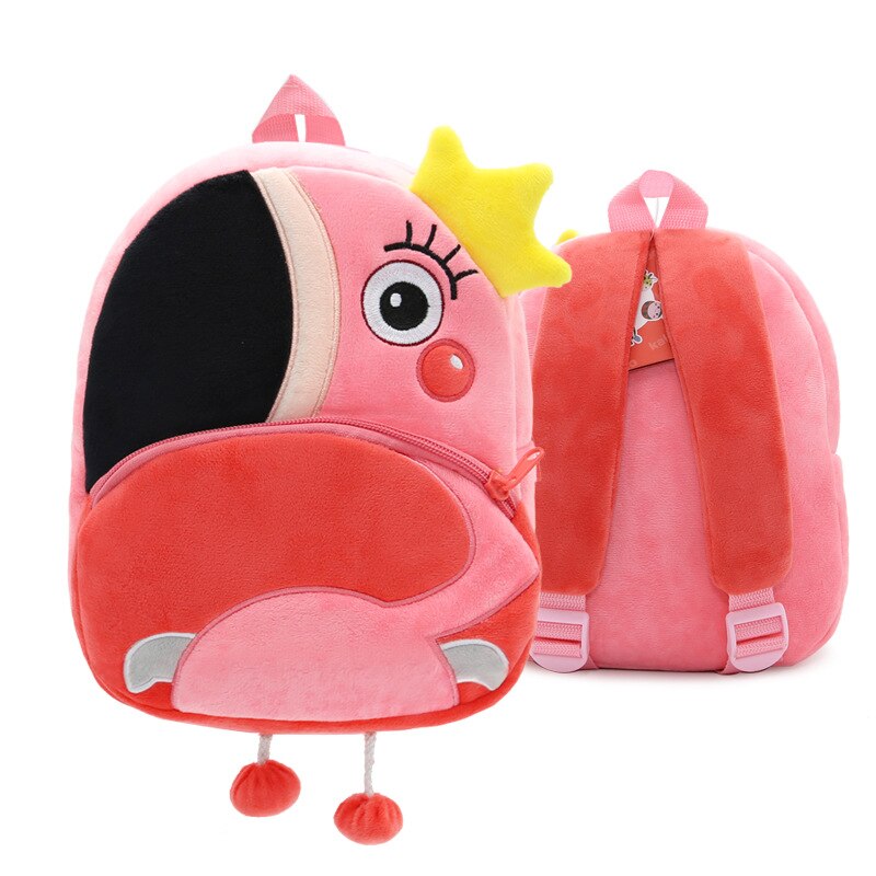 Kinderen Peuter Voorschoolse Rugzak Pluche Dier Cartoon Kids School Satchel Reizen Schooltassen: 2