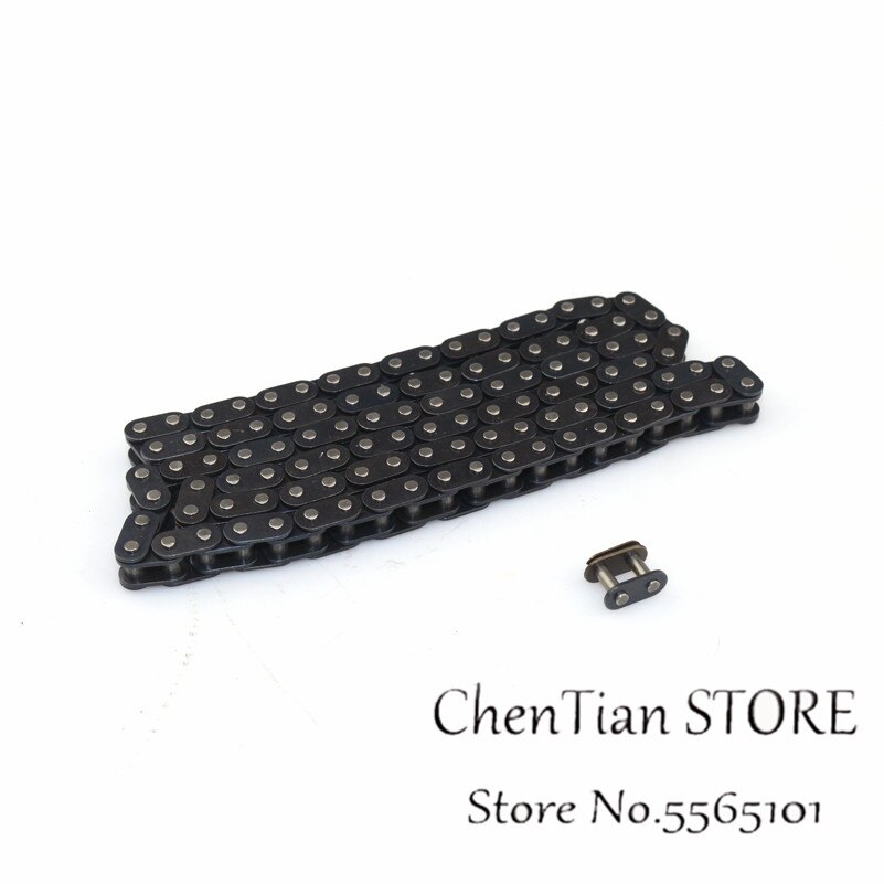 T8F chain with Spare Master Link For Mini Dirt BIKE Quad ATV 47cc 49cc Minimoto Pocket Bikes 108/116/126 links