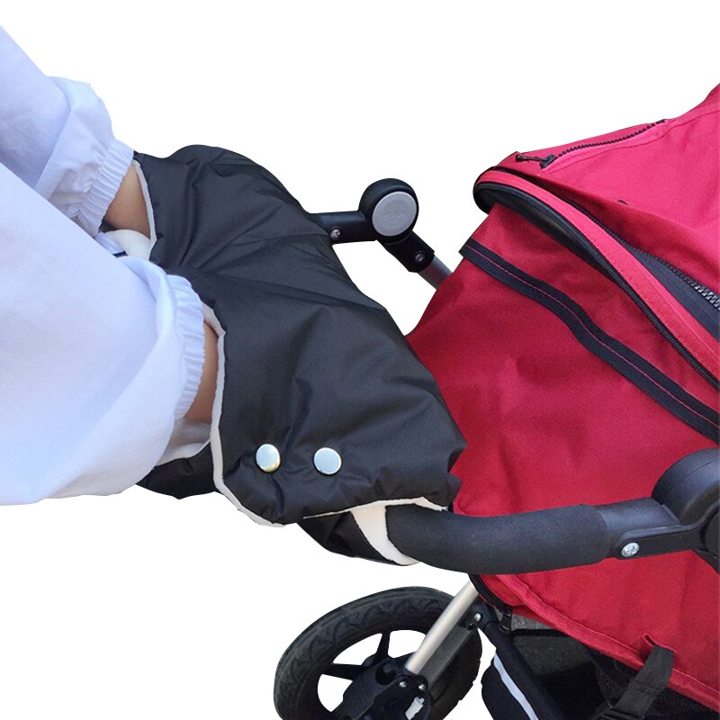 Barnevogn hansker barnevogn tilbehør vinter varme vanntette barnevogn hansker myk håndmuff babyvogn kløtsj vogn tilbehør