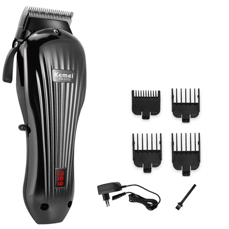 Tondeuse à cheveux électrique réglable et rechargeable pour homme, outil de coiffeur pour couper les cheveux: 4pcs combs