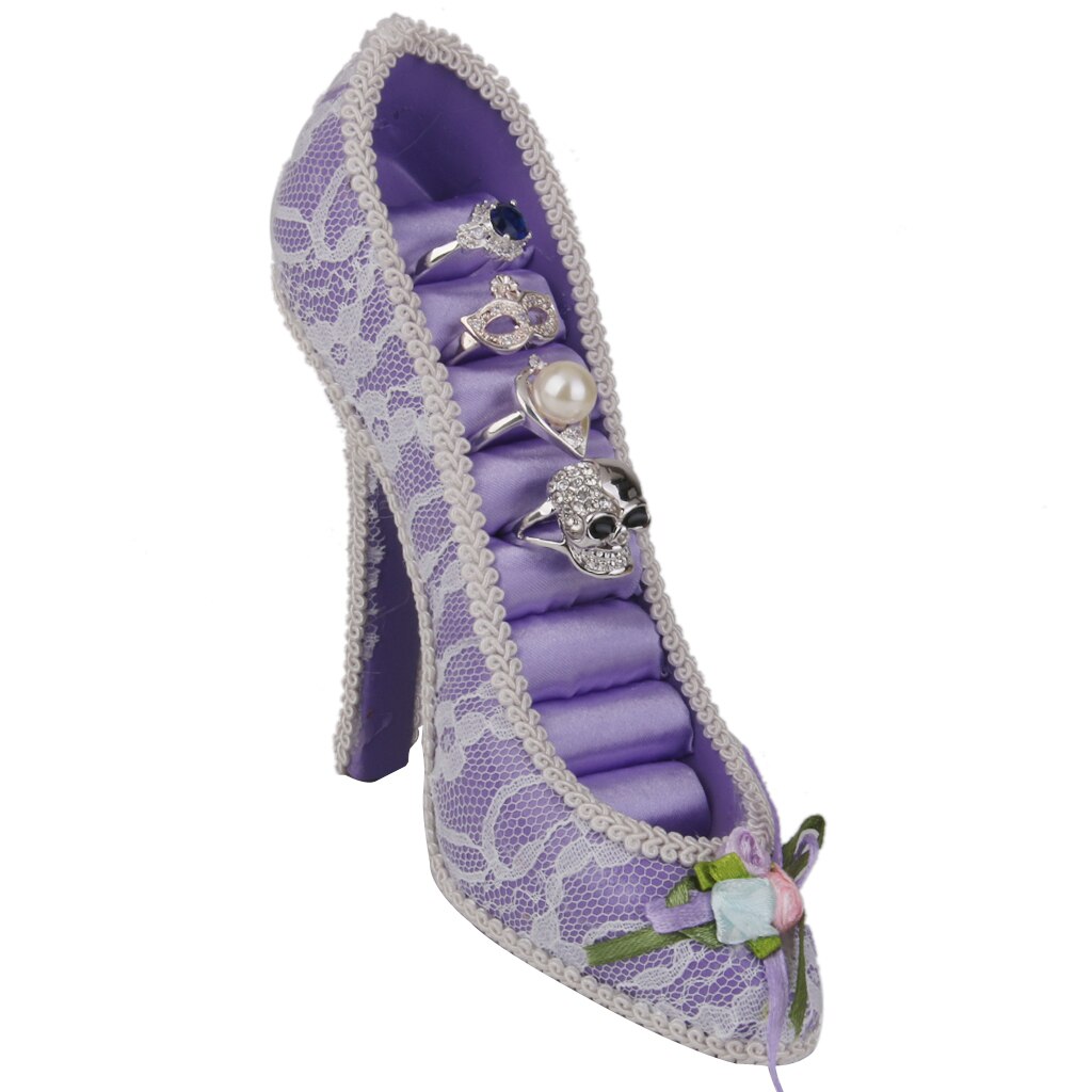 High Heel Shoe Ring Holder Storage Jewelry Display Rack Organizer