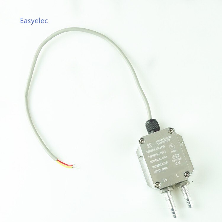 0-5V/ 4-20mA Wind pressure transducer 8mm pagoda Air pressure transmitter 0-100Pa.... 10kPa micro differential pressure sensor