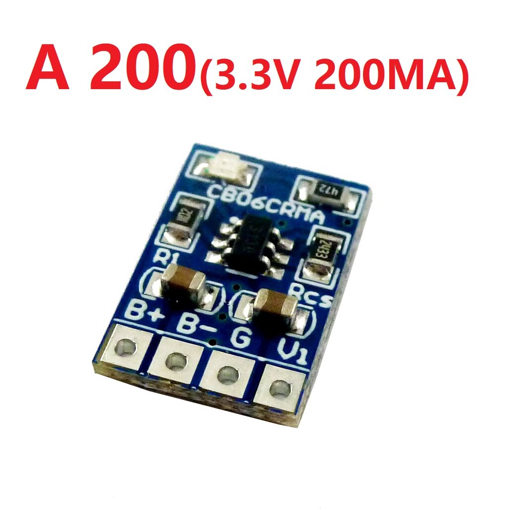 Module de chargeur de batterie au lithium ni-mh 3v 3.6v ni-cd, bouton rechargeable, pour vl2330 ml2032 1220 lir2016 2025 2032 2050 2430 2450: 3.3V 200MA
