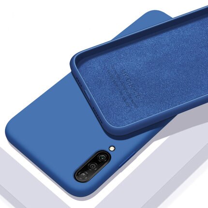 Voor Xiaomi Mi A3 Case Zachte Vloeibare Siliconen Slim Skin Coque Beschermende Cover Case Voor Xiaomi Mi A3 Lite A3lite Telefoon shell: For Xiaomi Mi A3 / blue