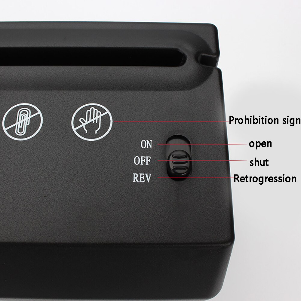 Mit knapp Öffner Mini Tragbare Streifen Schule Papierkorb Dual-zweck USB Schredder Schneiden Maschine Elektrische A6 Gefaltet A4 Papier