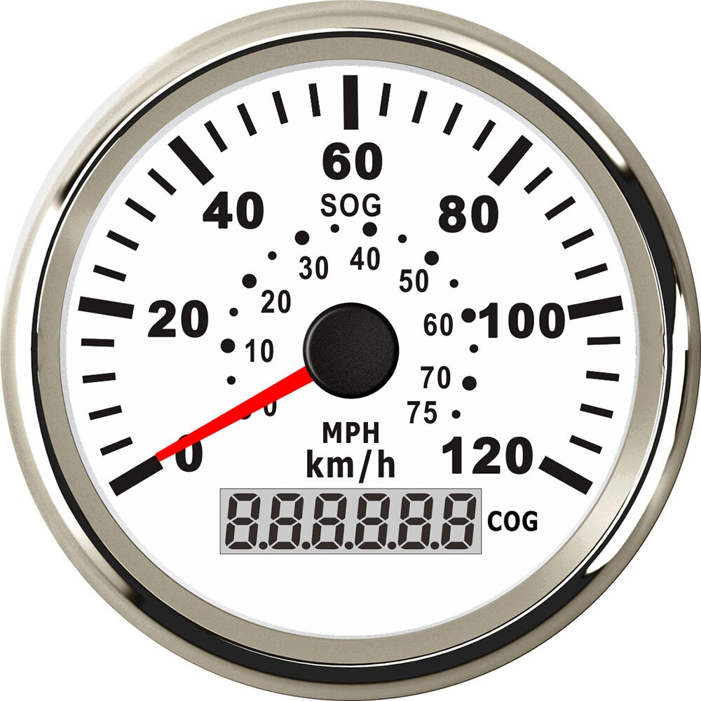 85mm Car Motor GPS Speedometer Waterproof Digital speed meter COG SOG Gauge 120 Km/h 75MPH instrument panel motorcycle