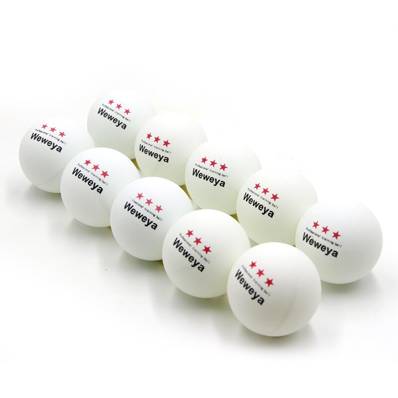Weweya, 10 Uds., 40mm, Pelotas de Ping Pong, 3 estrellas, tenis de mesa, , Ping-pong, bolas naranjas blancas, , precio barato