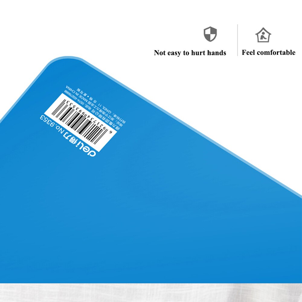 Deli 9531-9534 A5 A5 Writing pad plastic writing board blue red yellow color boards