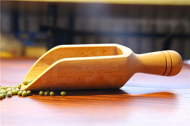 Mini boules café thé en bois 6 pièces | Mini bain de bonbons sel épices saveurs cuillères