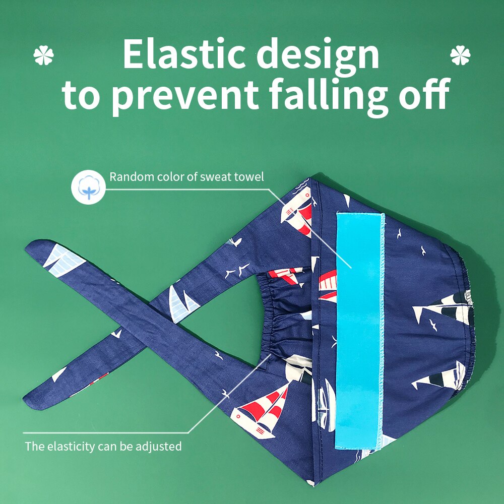 Ziekenhuis Scrubs Vrouwen Hoeden Pet Grooming Chirurgische Hoeden Tand Schoonheid Verpleging Hoed Multicolor Caps Met Zweet-Absorberende