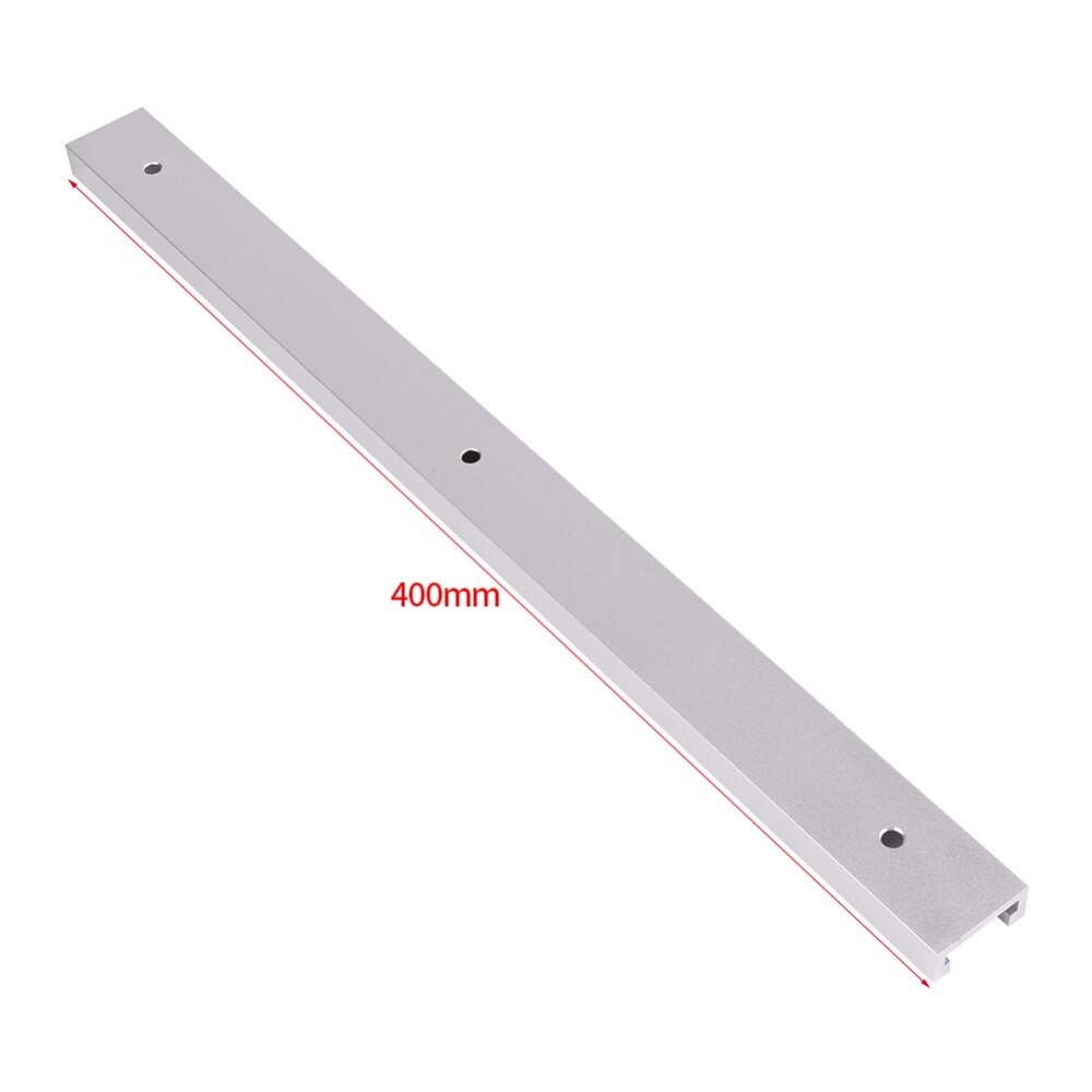 T-Track T-Slot Aluminum Alloy Track for Woodworking Workbench Machines 400mm Length