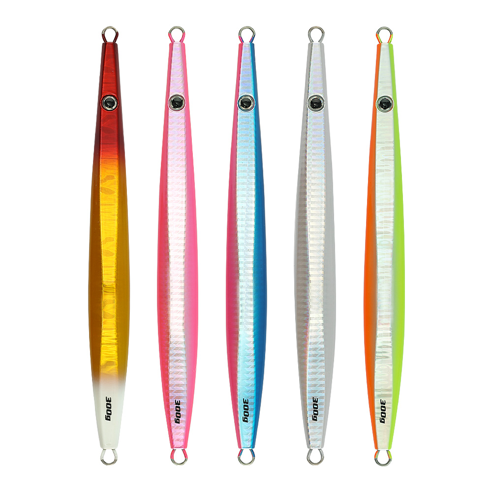 Jiggingpro 300g 400g Deep Sea Fishing Lure Metal Jigs Saltwater Jigging Lure Slow Pitch Jig