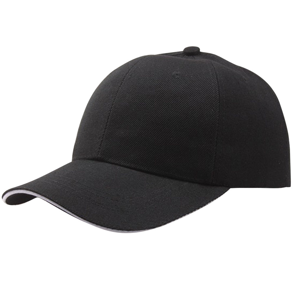 Womail Hoed 1 Pc Hoed Vrouwen Mannen Baseball Cap Snapback Hoed Hiphop Verstelbare Cap Mar29: BK