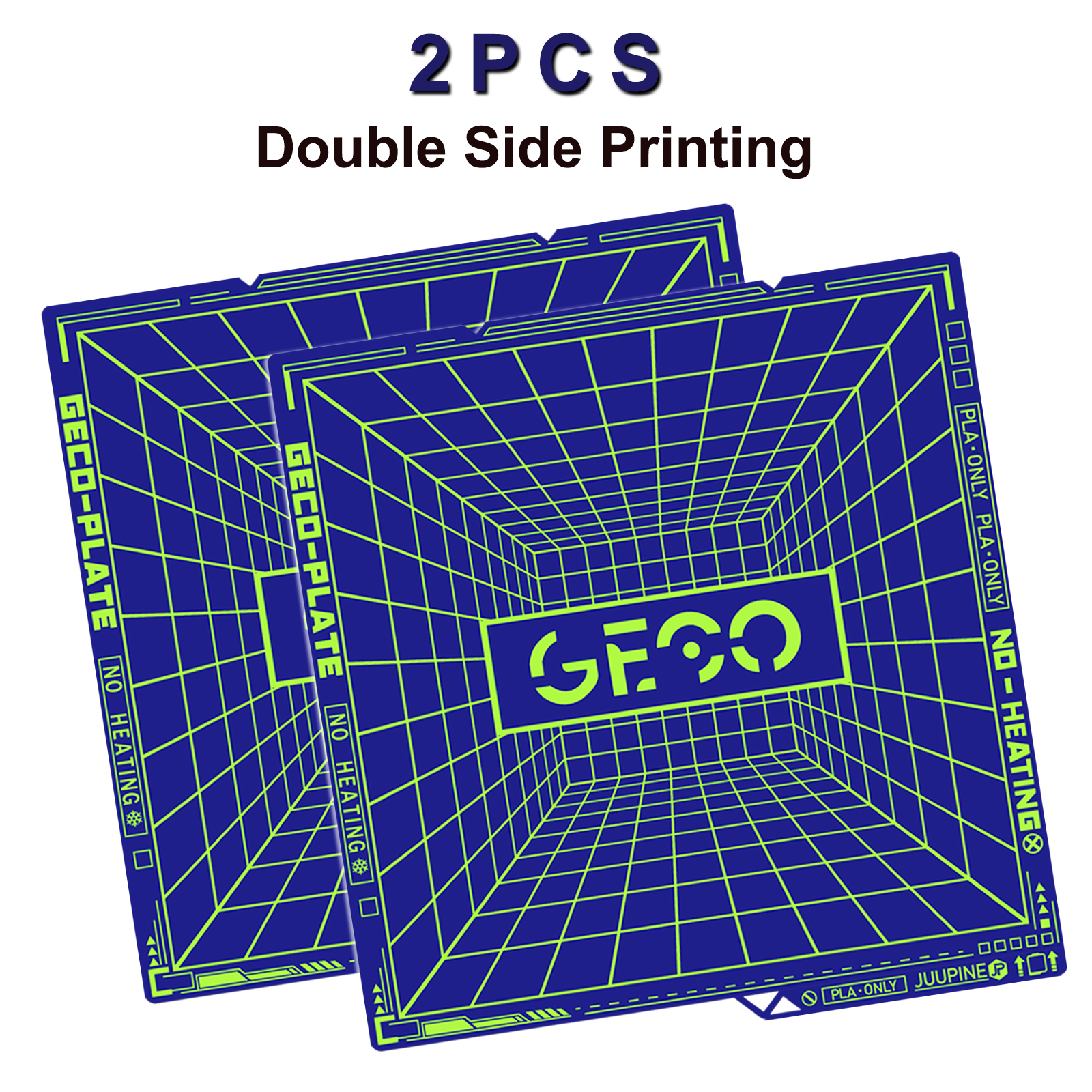 Cama holográfica para Anycubic Kobra S1, hoja Pei 264x276 PEI texturizada H1H PET Kobra S1, placa de construcción combinada Kobra S1C 3d: Gris