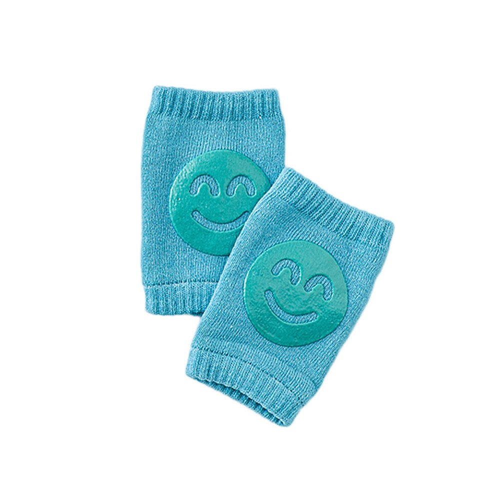 Coderas antideslizantes para niños pequeños, accesorios para bebés, rodilleras con sonrisa, Protector, rodillera de seguridad, calentador de piernas para niñas y niños: green