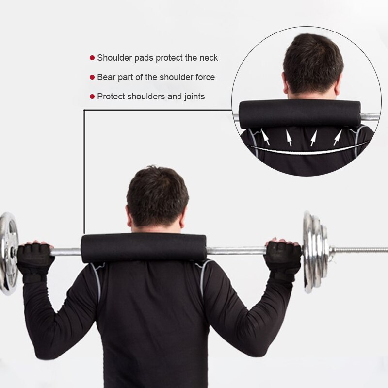 Gąbka sztanga podkładki podnoszenie ciężarów ochraniacz na ramię zdatność biodro pchnięcia Crossfit kucać bar ciągnąć w górę sport chwytak poduszka