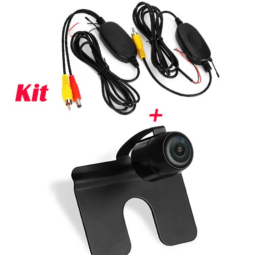 Waterdichte 170 CCD Reverse Backup Autovoorzijde Achteruitrijcamera Achteruitrijcamera Zonder Gids Lijn Auto Parking Sensor Systeem: Kit