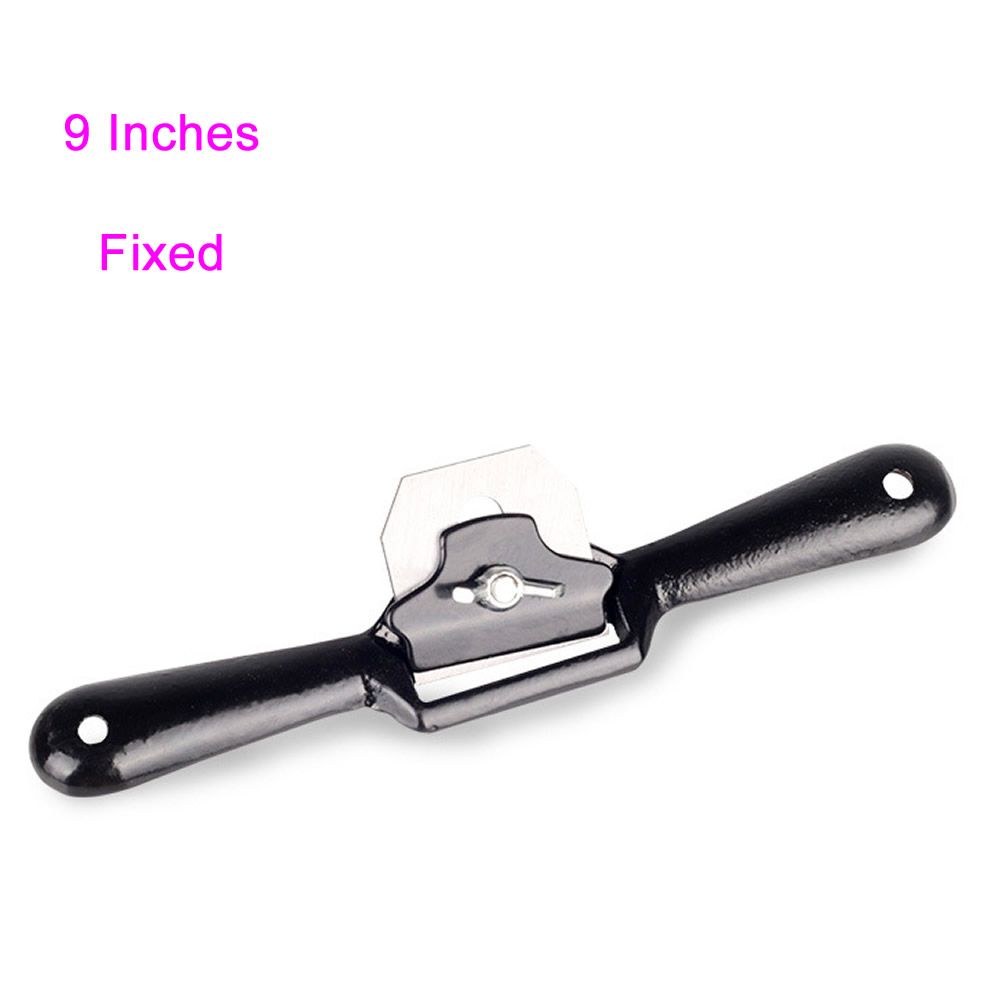 9 / 10 Inch Adjustable SpokeShave with Flat Base and Metal Blade for Wood Craft Wood Craver Wood Working and Hand Tool
