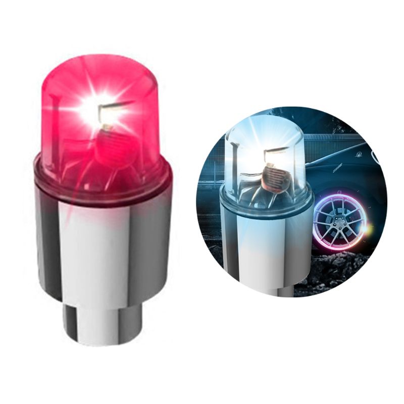 Tapones para vástago de válvula para neumáticos de bicicleta, luz de neón, accesorios para coche, impermeable, LED, Uds.
