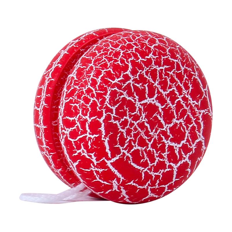 1pc crepe in legno Yoyo Lovely Yoyo Playthings per bambini bambini Tollders: red