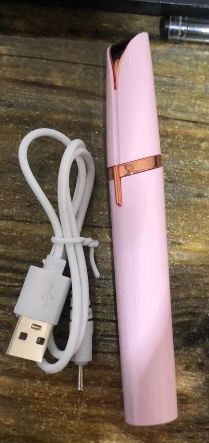 Elektrische Wenkbrauw Trimmer Vrouwen Scheerapparaat Mini Draagbare Haar Remover Wenkbrauw Shaper Scheerapparaat Lichaam Gezicht Scheren Machine Beauty Tool: Roze