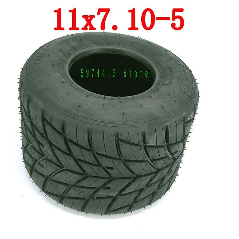 Go kart -däck 10 x 4.50-5 11 x 7.10-5 vakuumdäck off road konkurrenskraftiga gokart fram och bak, regntäta däck