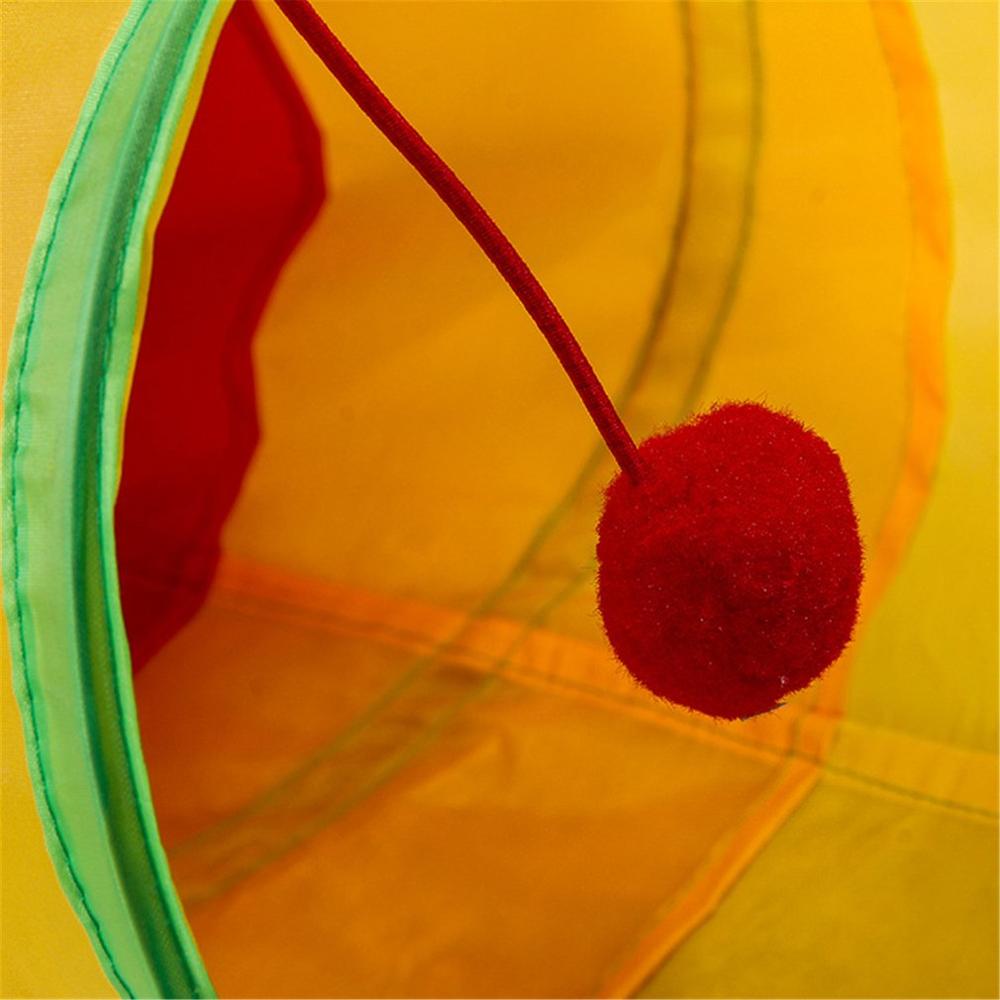 Foldable Pet Dogs Cat Tunnels Rabbit Training Toy Play Tunnel Tube Practical Portable Funny Pet Toys