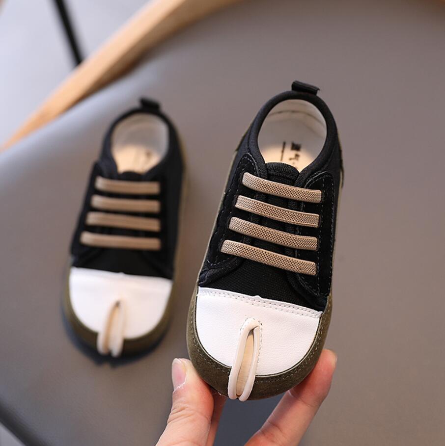 Autumn Children Shoes Boys Girls Sport Shoes Breathable Leather Comfortable Non-slip Rubber Sole Kids Sneakers