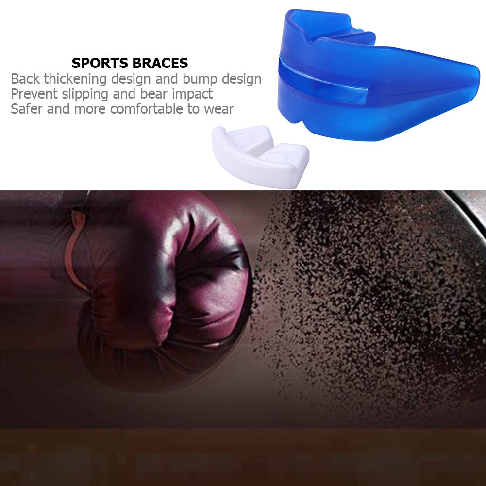 EVA Sports Mouth Guard Curve Conforming to Ergonomics Gum Shield Basketball Boxing Oral Teeth Safety Protector