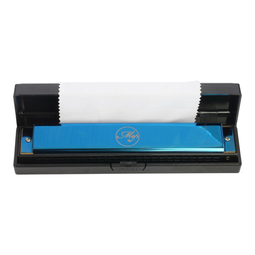 24 Hole Key of C Harmonica Mouth Organ Woodwind In... – Vicedeal