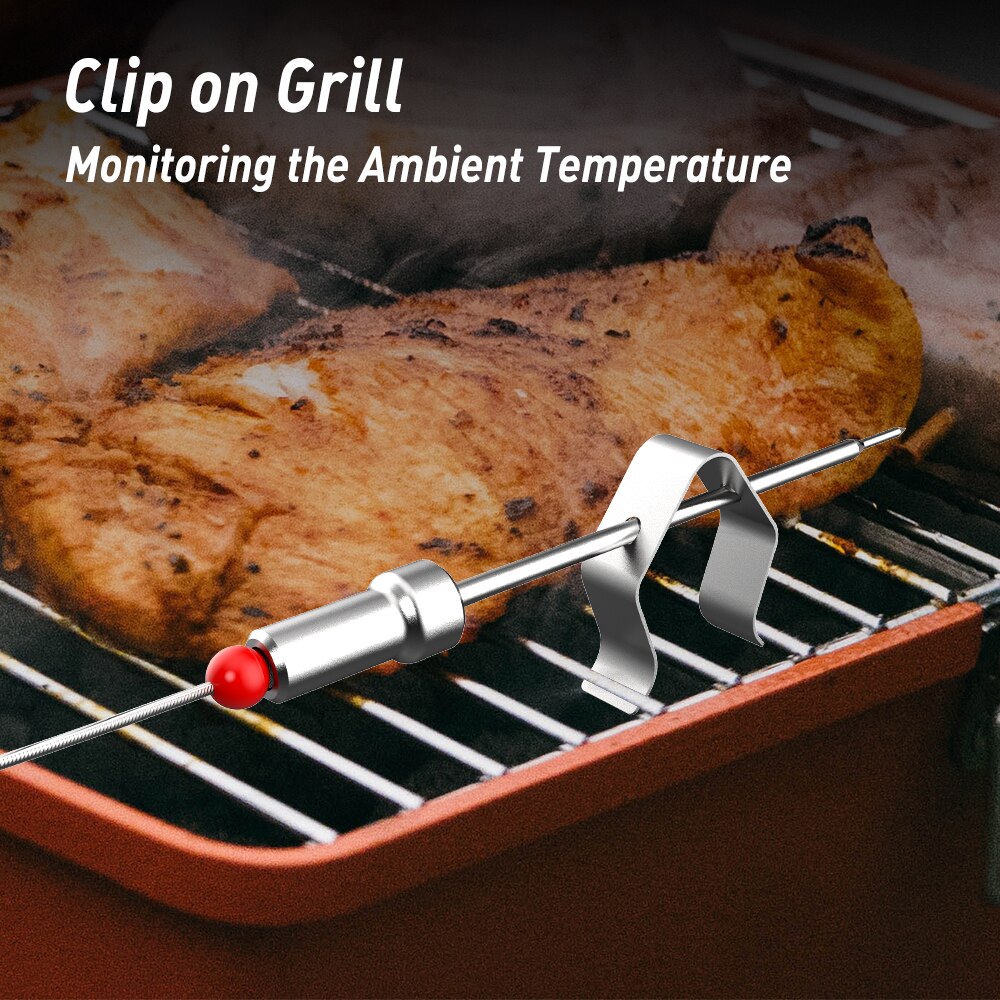 AidMax Pro02 Digital WiFi Kitchen Meat Thermometer Probe For Cooking Food Oil Barbecue Temperature Gauge Meter With Stand