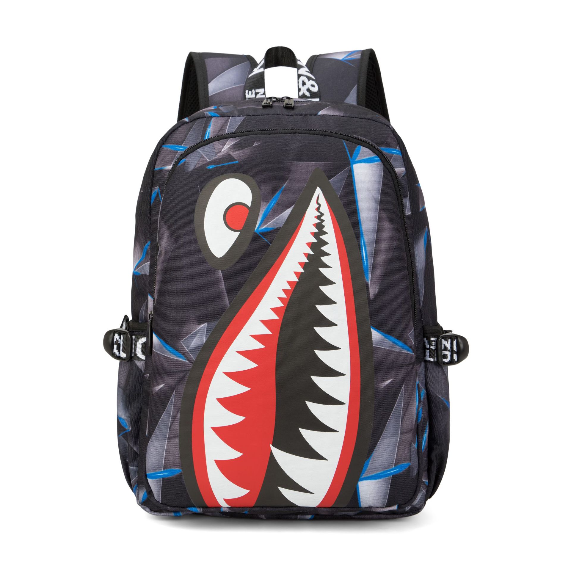 Camo Bookbag for Middle Shark Backpack Boys for Kids School Bags Travel Back Pack: Ivory
