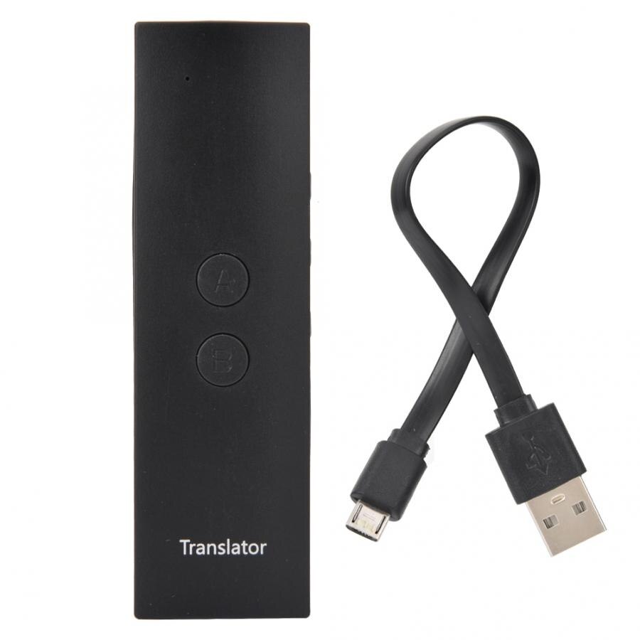 Traductor de voz inteligente portátil T6, traductor de voz inteligente en tiempo Real en dos direcciones, multilenguaje, Bluetooth inalámbrico, traductor de interpretación, producto en oferta: Default Title