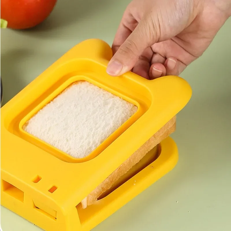 Sandwichera para desayuno, molde para pan, troquel de corte de pan tostado, cortador de galletas, postre de desayuno, herramienta DIY, utensilios de cocina