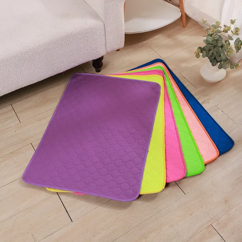 Manta absorbente reutilizable para perros, almohadilla lavable para entrenamiento de cachorros, cama para mascotas, alfombrilla para orina, funda para asiento de coche, suministros para mascotas
