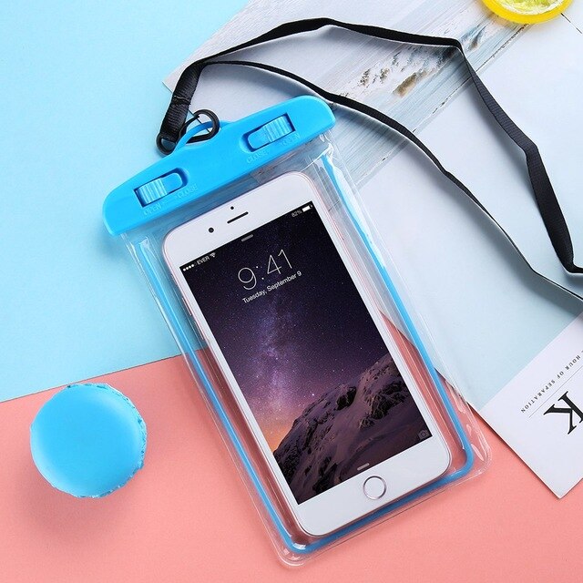 Funda Universal resistente al agua para teléfono móvil, carcasa protectora para Poco X3, IPhone 12, 7, Xr, X, 6s, 8, Samsung A50: Blue Color