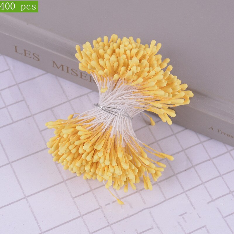 6/12/90/400 stk blandet oransje kunstig blomst kirsebær stamen bær bunt gjør-det-selv jul bryllupskake boks kranser dekor: 90 stk 1.5mm