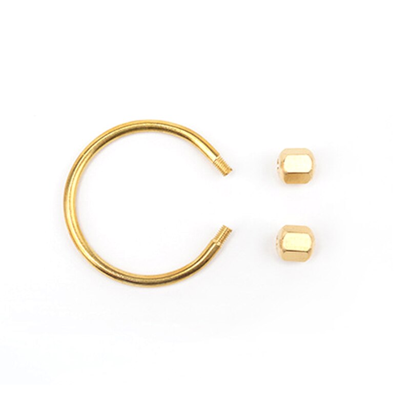 Nordic Gold Copper Key Ring Half Circle Key Holder Keychains Hooks Home Storage Accessories Decoration Tool For Man Woman