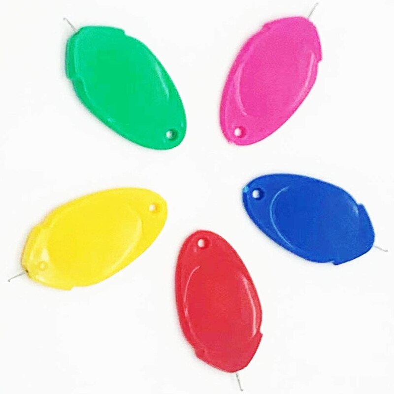 10pcs/lot DIY Threader Elderly Guide Needle Easy Device Automatic Thread Sewing Tools Handmade Sewing Accessories Punch Needle