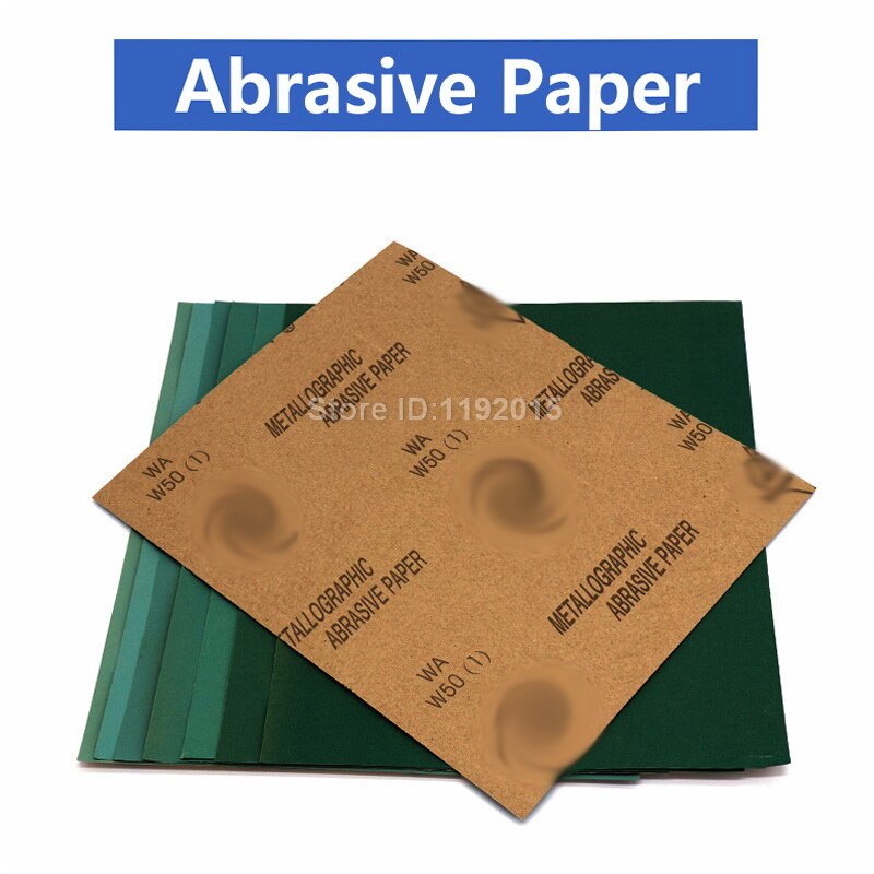 1X papier abrasif sec sable meulage polissage tissu poli ponçage papier de verre finition de Surface en carbure de silicium étanche