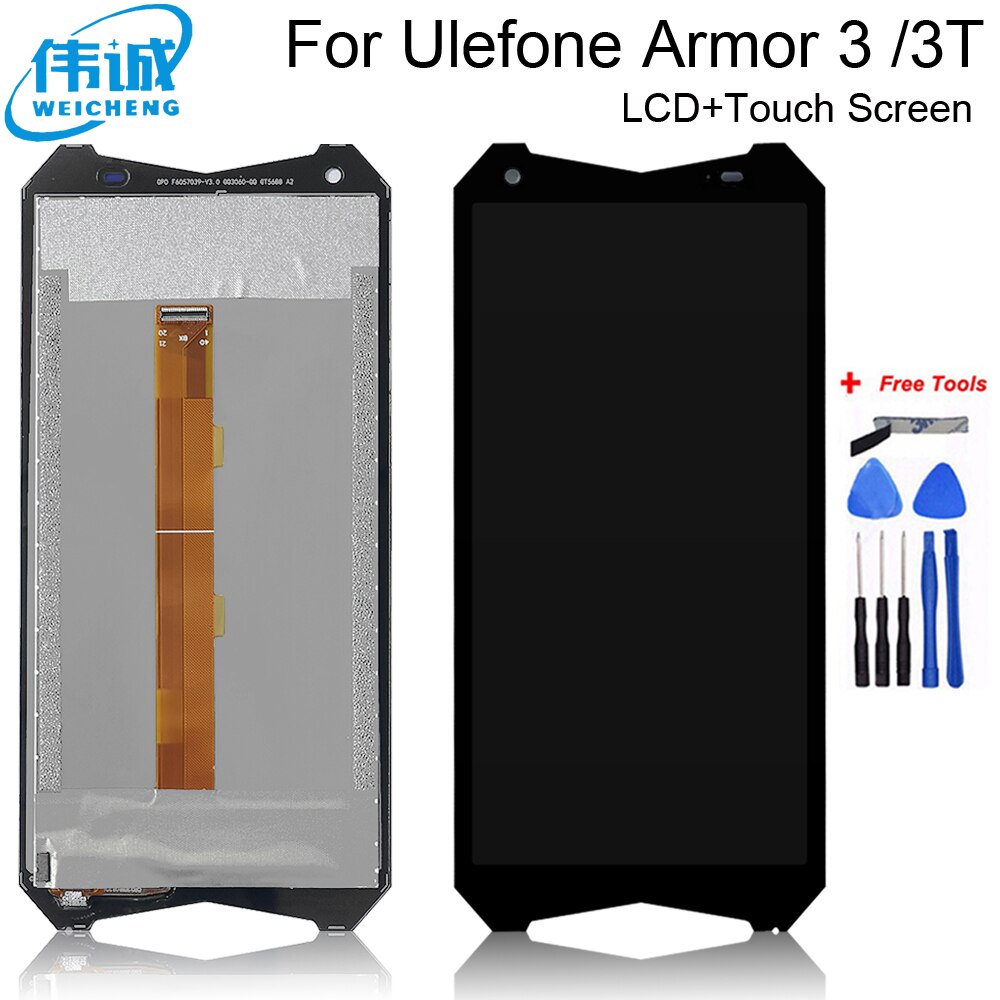 Original 5.7inch Touch Screen LCD Display With Frame Assembly Replacement For LCD Ulefone Armor 3/Armor 3T/3W/3WT Android 8.1