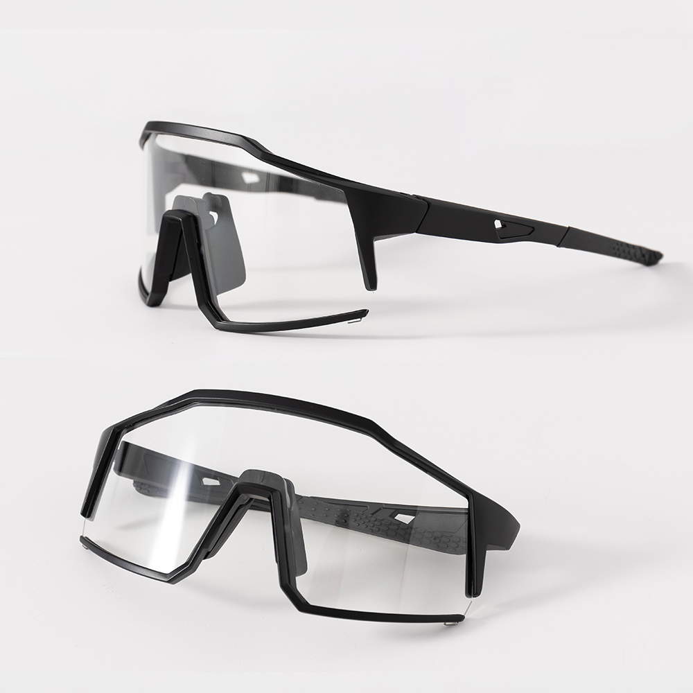 2025 gafas de ciclismo hombre bicicleta de montaña deporte ciclismo gafas de sol MTB ciclismo gafas mujeres UV400 Saposhnikovia Divaricata: Castaño